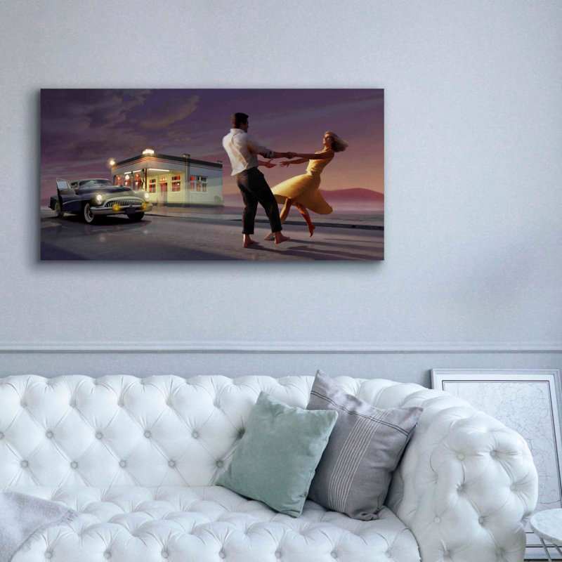 «Night Dance» par Chris Consani, estampe numérique sur toile, H 30 po x l 60 po x P 1,5 po