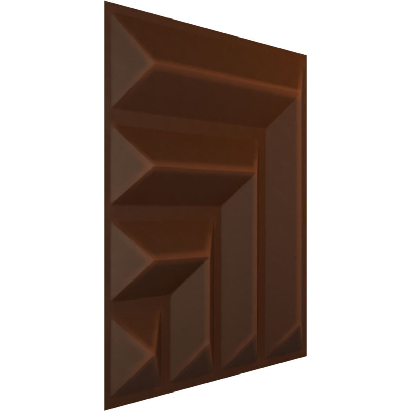 Panneau mural décoratif Bolt EnduraWall 3D, Rouille métallique vieillie universelle