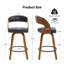 Ensemble de 1 tabourets de bar pivotants-182778246-193019755