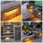 Matte Black Low Voltage Integrated LED Aluminum Step Light