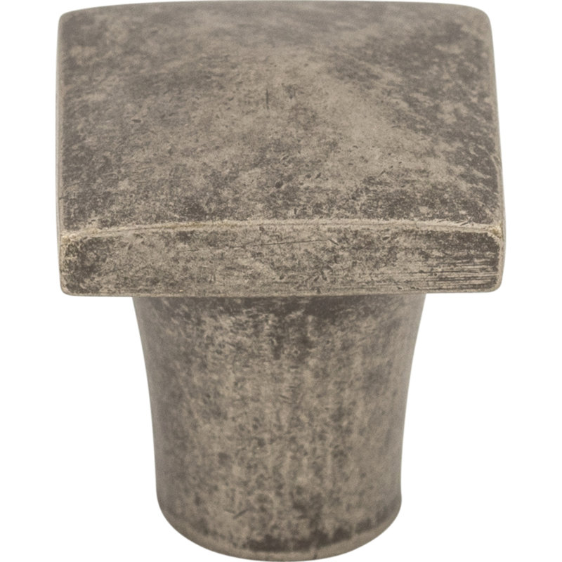 Aspen Square Knob, 3/4" Length, Silicon Bronze Light