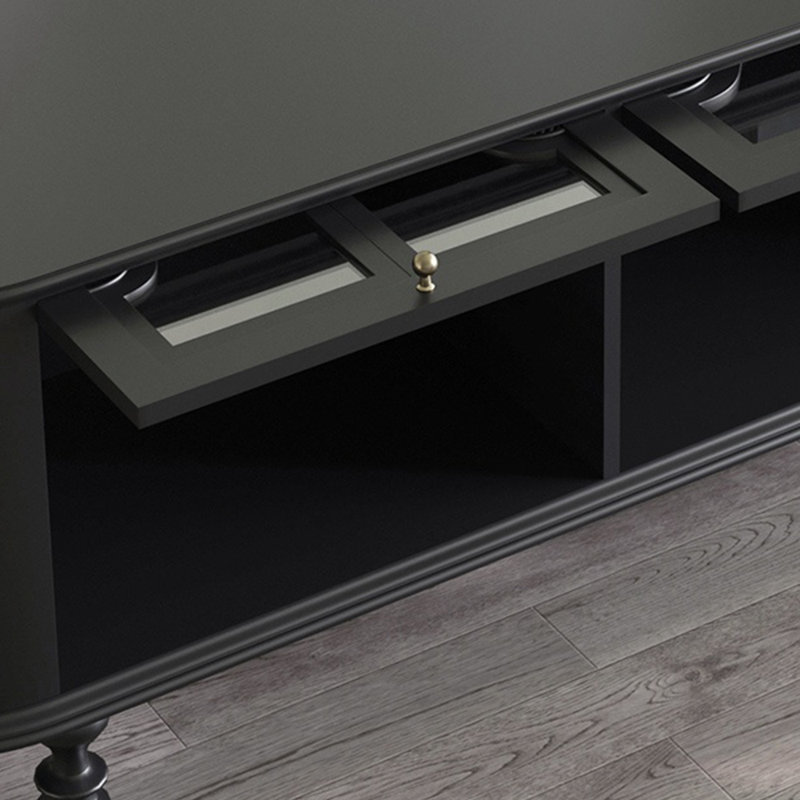 Meuble télé simple noir, 86.61"