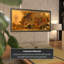 36" x 72" Gold Leaf Dragon In The Sky On 4 Panel Room Divider-629245730
