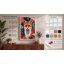 Fox in Botanical Frame Boho - Wrapped Canvas-1902873369-1902873375