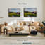 Nature «Green Fields Red Barn Wall Art»-101779311