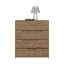 Commode en chêne naturel à 4 tiroirs