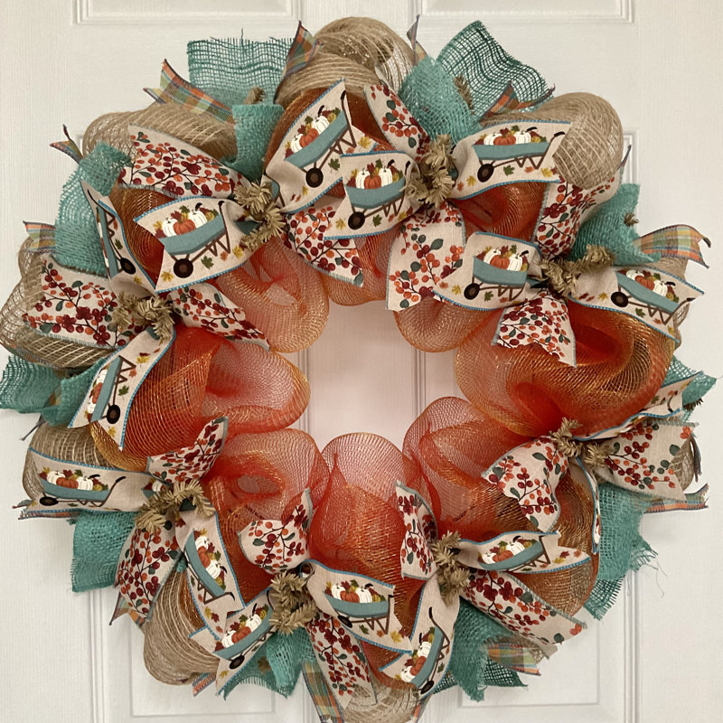 Couronne de ruban Harvest Wagon