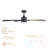 Bali Smart 5-Blade 52in Ceiling Fan 2700K-6000K CCT Selectable LED Light Kit with Remote Control and Hardware with Reversible Blades in Weathered Works With iOS or Android App-11854808
