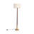 Jackson 61.42'' Brown/Beige Traditional Floor Lamp