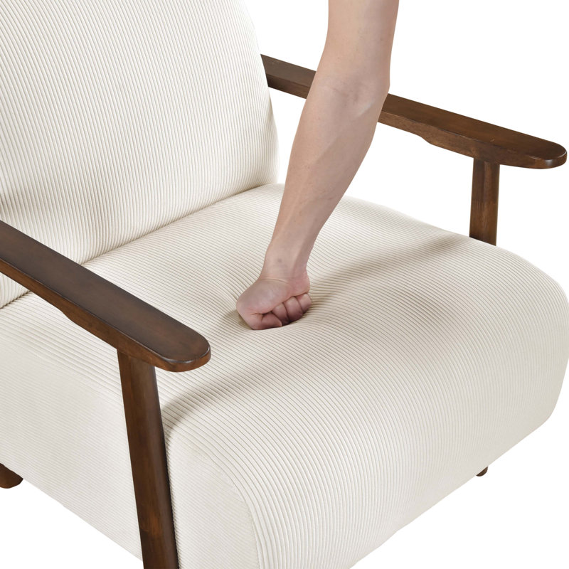 Chaise d'appoint de conception moderne, Beige