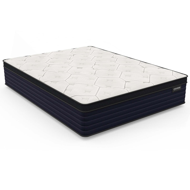 Cleo Cool Copper Ulta Supportive, Pressure Relief Memory Foam Hybrid With Luxurious Euro-Top 14", Twin