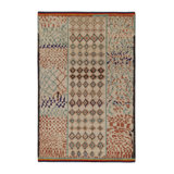 Moroccan Hand Knotted Geometric Area Rug