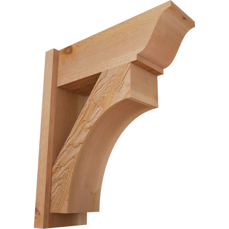 Persienne en bois Westlake, P 22 po x H 26 po, Cèdre rouge de l'Ouest de 8 po (sciage brut)