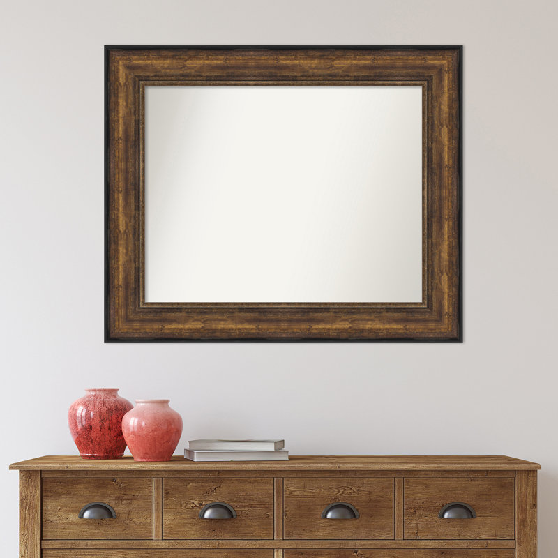 Caydance Flat Wall Mirror, 30" H x 36" W