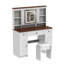 Bureau de coiffeuse avec miroir coulissant Farmhouse