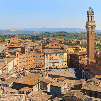 Kraatz Piazza Del Campo by Bertl123 - Wrapped Canvas Print