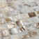 Conchella Square Natural 12" x 12" Natural Shell Mosaic Wall Tile