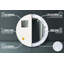 Huldar Glass Flat Wall Mirror