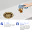 Évier de cuisine en quartz composite encastré 33 x 22 po-106838246