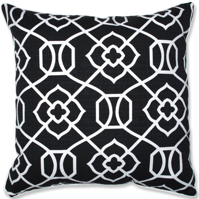 Geometric Outdoor Reversible Throw Pillow