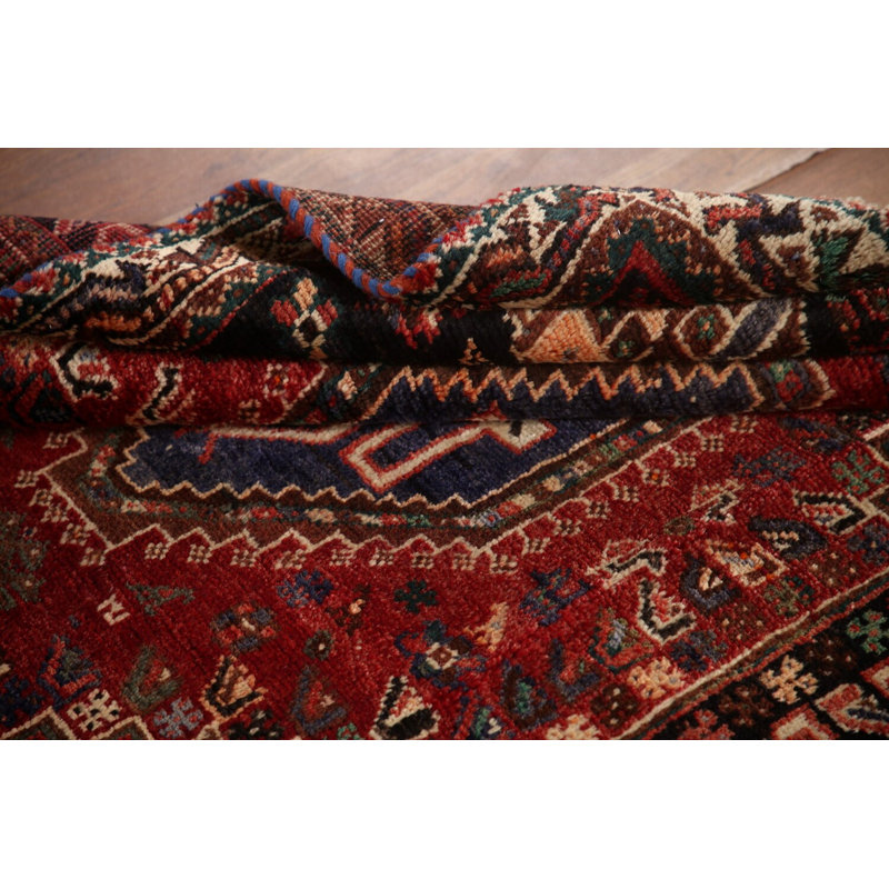 Tapis traditionnel géométrique rouge 4 x 5