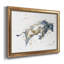 Modern Bull Study I - Peinture sur toile encadrée