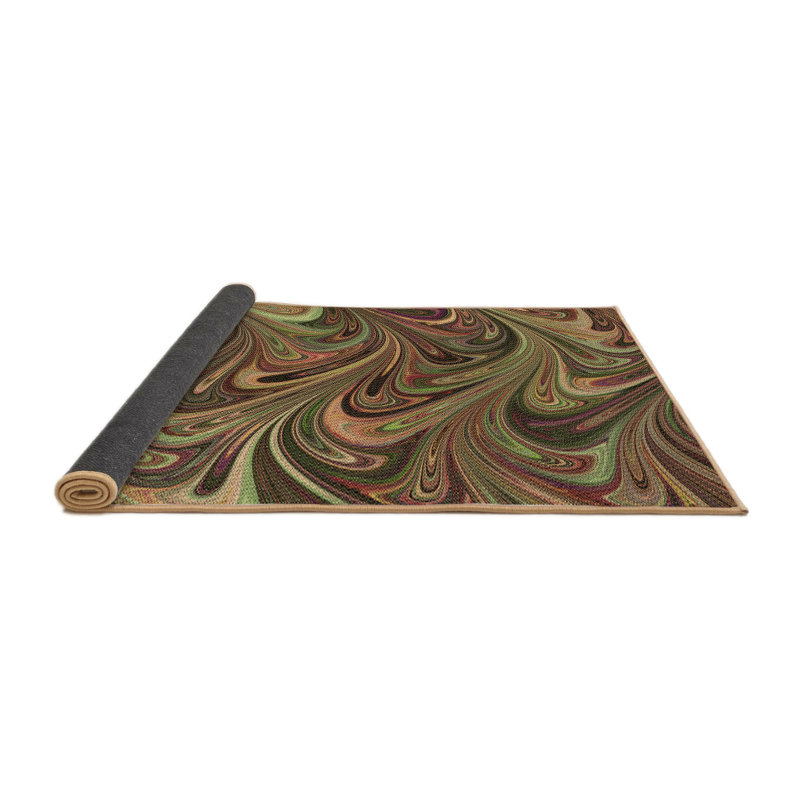 Abstract Indoor Rug, Round 8'