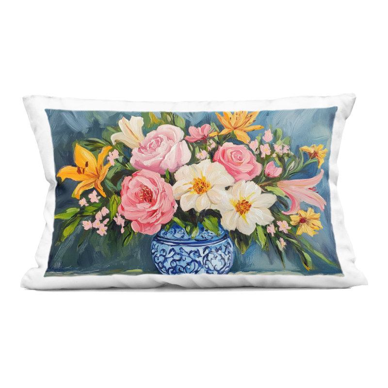 Coussin décoratif Indigo Chinoiserie