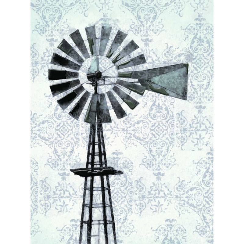 «Distress Windmill» - impression sur toile tendue, H 16 po x l 12 po