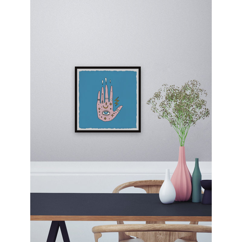 Mighty Hand - Single Picture Frame Painting, 81cm H x 81cm W x 3.81cm D