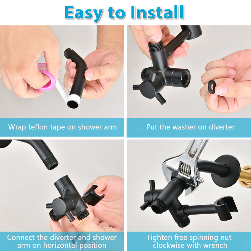 Shower Valve, Matter Black