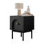 Bedside table LIBERTY nightstand with gold handle-1856233478