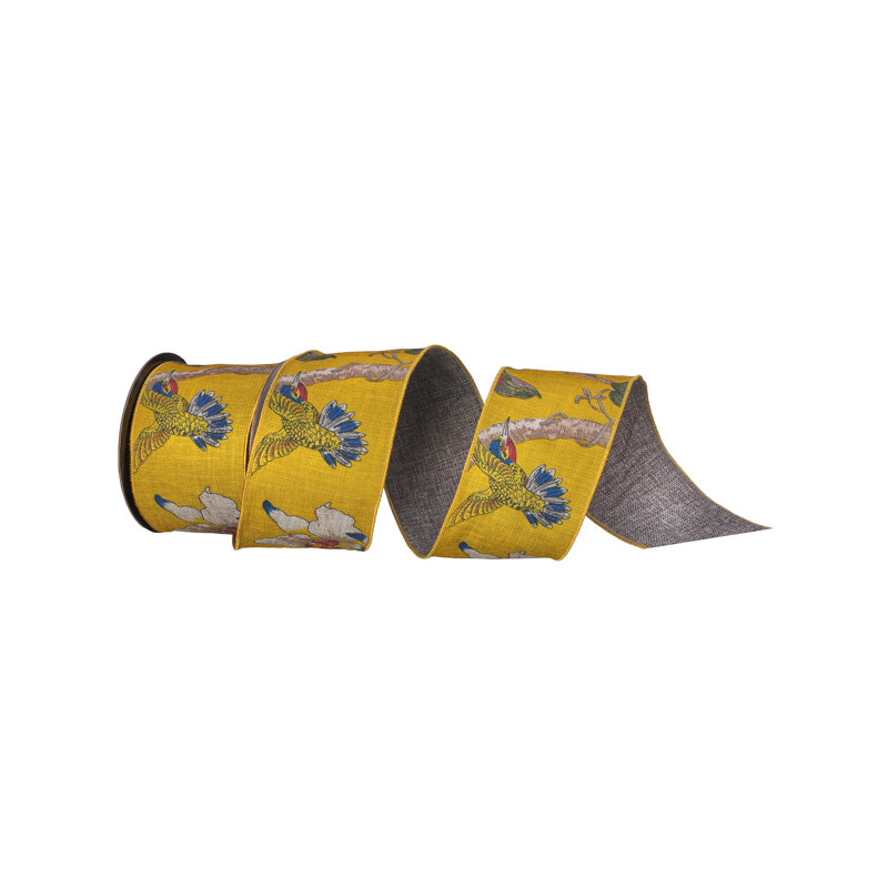 Colibri et ruban floral
