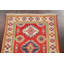 Tapis de couloir unique en laine noué à la main nouvel âge 2 pi x 6 pi rouge / beige