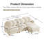 Canapé d'angle modulaire confortable