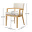 Chaises de salle à manger rembourrées Haven-118945239