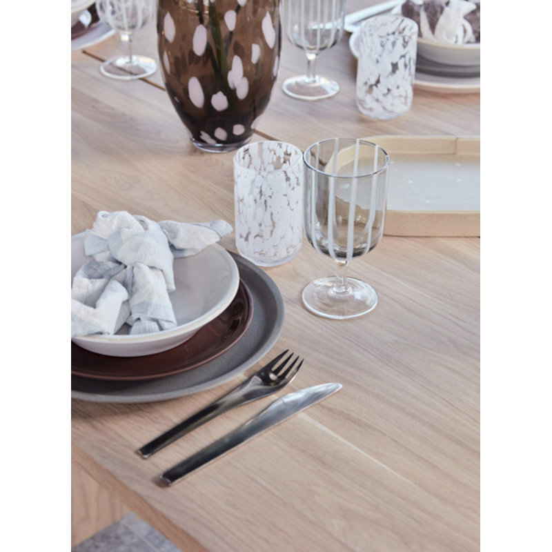 Yuka Handmade Terracotta Dinner Plate, Stone