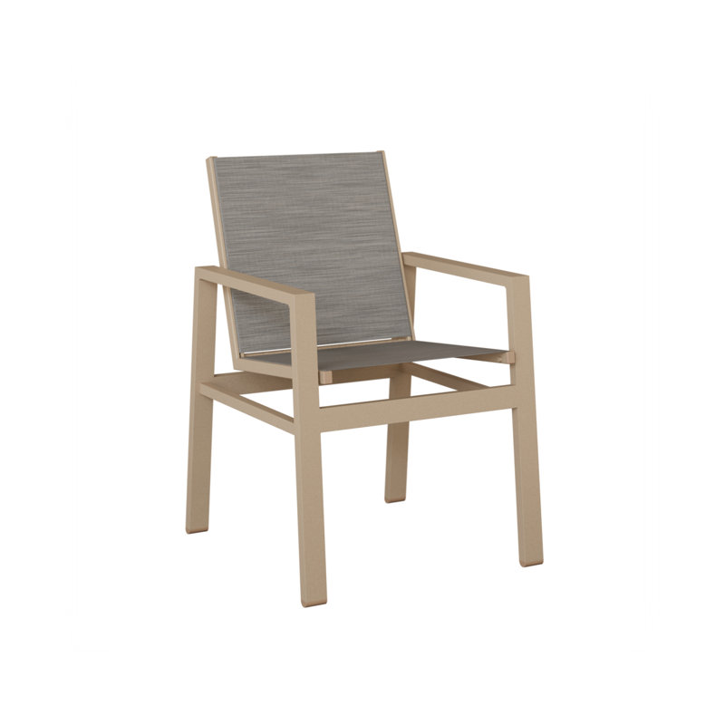 Chaise berçante Vida de Berlin Gardens, Mica perle, Aluminium moucheté Sahara