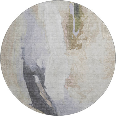 Premium Machine Washable Mouton Abstract Rug