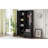 Stylish Design Hall Tree With Flip-Up Bench, Minimalist Hallway Shoe Cabinet With Adjustable Shelves, Multifunctional Furniture With Hanging Hooks For Entryways, Mudroom