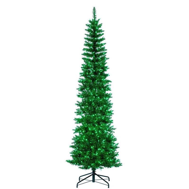 Artificial Christmas Tree with Lights, 6.5'