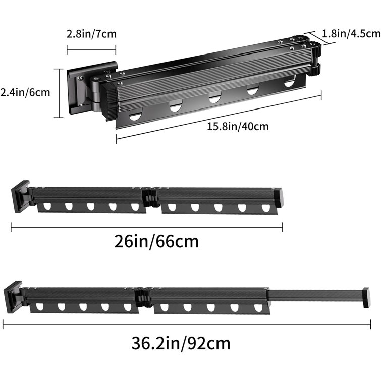 Heavy Duty Wall-Mounted Drying Rack