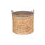 Wicker Round Rope Border 2 Piece Basket Set