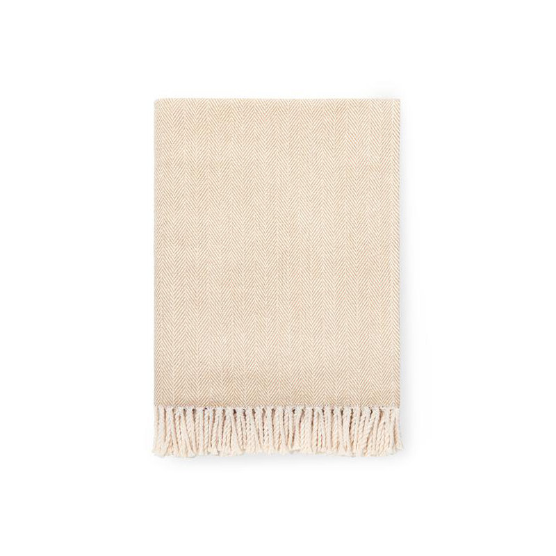Celine Throw Blanket, Taupe