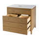Celine 36 in W Quartz Top Single Sink Bathroom Vanity Set
