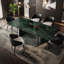 Ensemble de table à manger rectangulaire moderne en marbre de luxe moderne-102527772