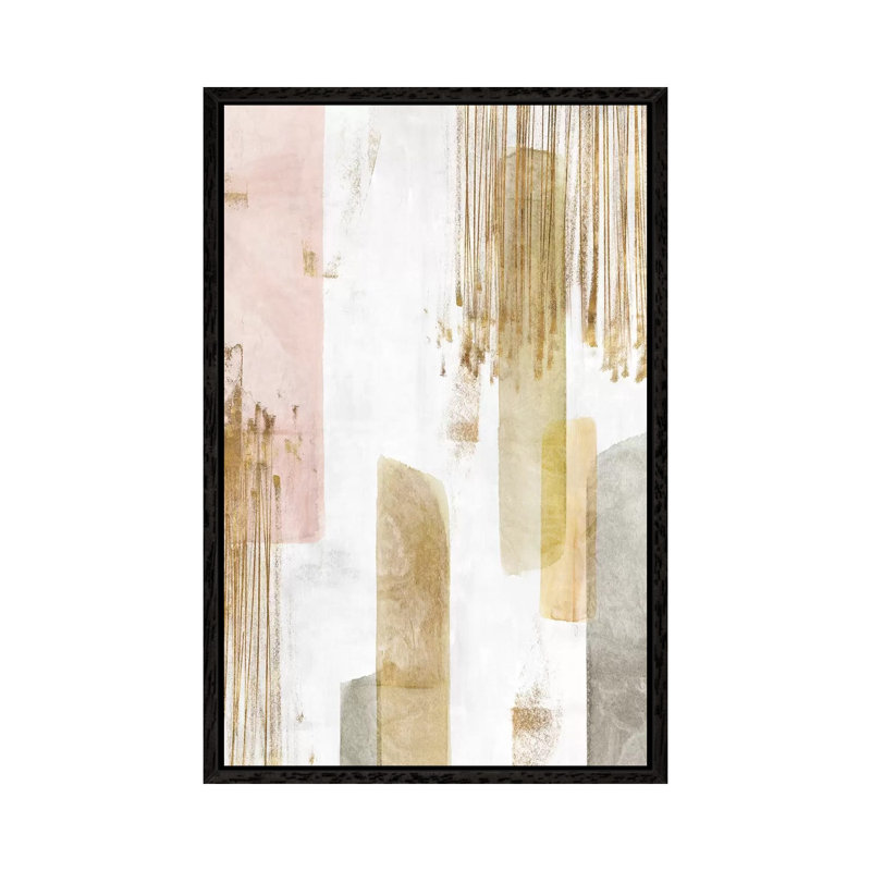Band Of Gold II by Isabelle Z - Print on Canvas, Black Framed, 101.6 cm H x 66.04 cm W