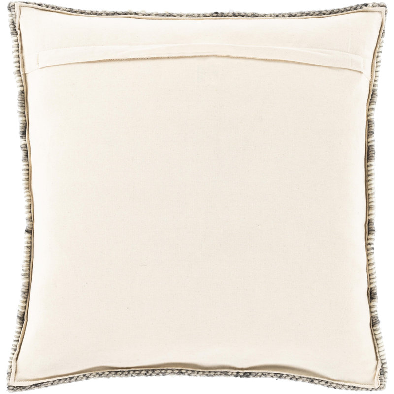 Faroe Geometric Wool Blend Reversible Pillow Cover