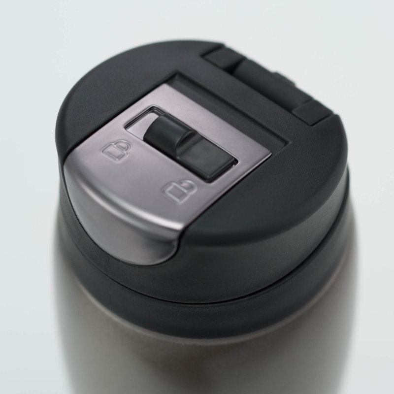 Tasse de voyage 12 onces en acier inoxydable, Pistolet métallique