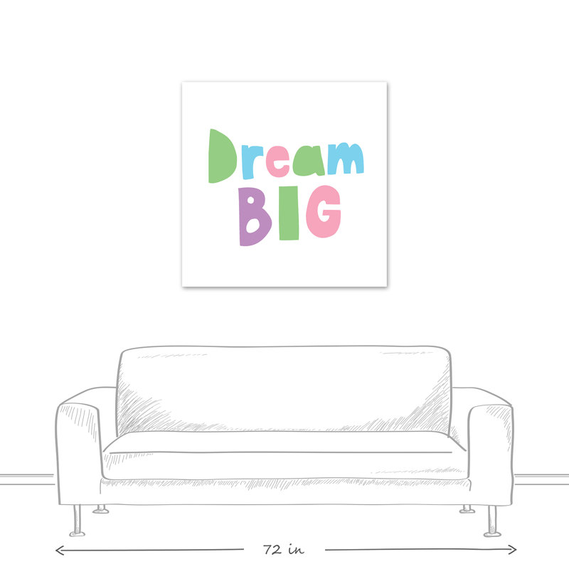 Art big toile rêve Mair, H 24 po x l 24 po x P 1,25 po, Toile tendue